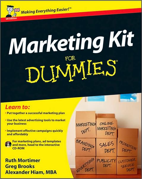 Cover for Brooks · Marketing Kit For Dummies UK Edi (Book)