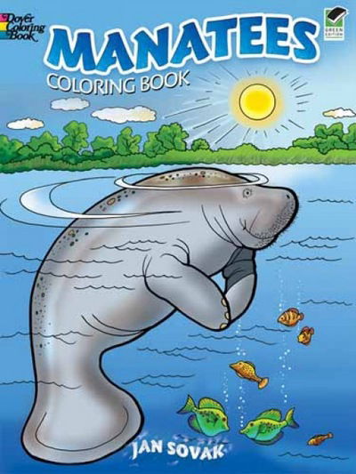 Cover for Jan Sovak · Manatees Coloring Book - Dover Nature Coloring Book (Paperback Book) (2011)