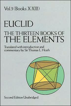 Cover for Euclid Euclid · The Thirteen Books of the Elements, Vol. 3 - Dover Books on Mathema 1.4tics (Pocketbok) [2 Revised edition] (2000)