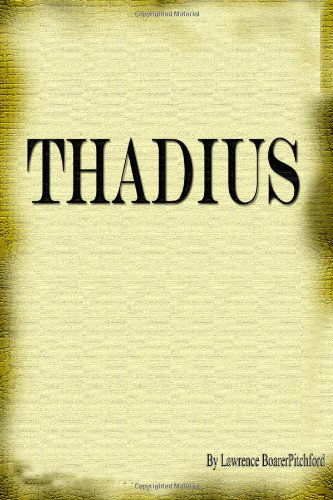 Cover for Lawrence Boarerpitchford · Thadius (Paperback Book) (2014)