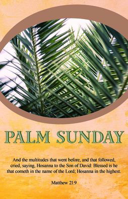Cover for Broadman Church Supplies Staff · Hosanna in the Highest Bulletin (Pkg 100) Palm Sunday (Paperback Book) (2022)