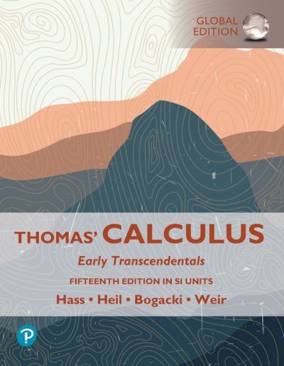 Cover for Joel Hass · Thomas' Calculus: Early Transcendentals, SI Units (Paperback Book) (2023)
