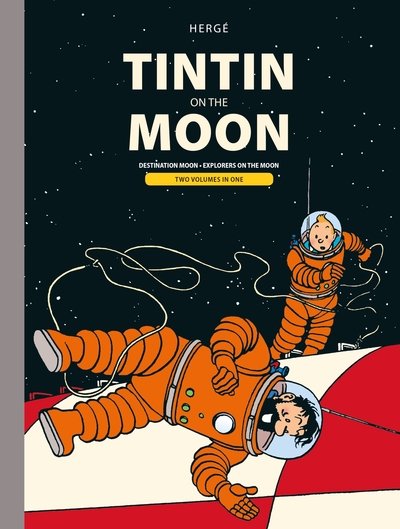Cover for Herge · Tintin Moon Bindup (Inbunden Bok) (2019)