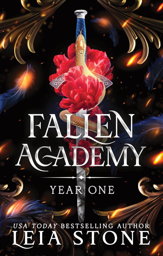 Cover for Leia Stone · Fallen Academy Year One: An Exciting YA Fantasy and Dark Academia Romance (Fallen Academy Book 1) - Fallen Academy (Taschenbuch) (2025)