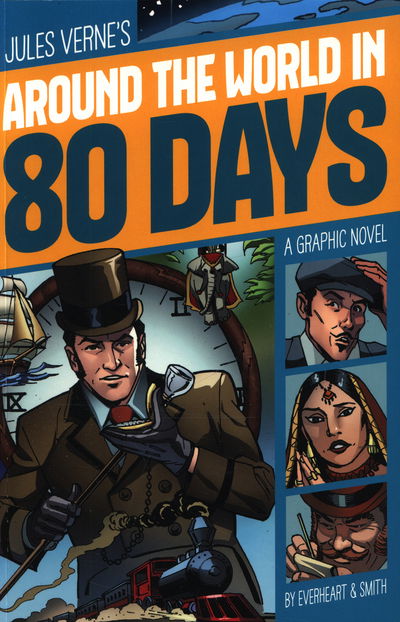 Cover for Chris Everheart · Around the World in 80 Days - Graphic Revolve (Paperback Bog) (2015)