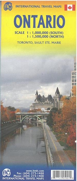 Cover for ITM Publications · International Travel Maps: Ontario (Hardcover bog) (2018)