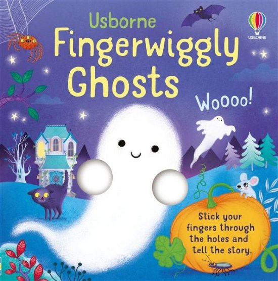 Cover for Felicity Brooks · Fingerwiggly Ghosts - Fingerwigglies (Board book) (2023)