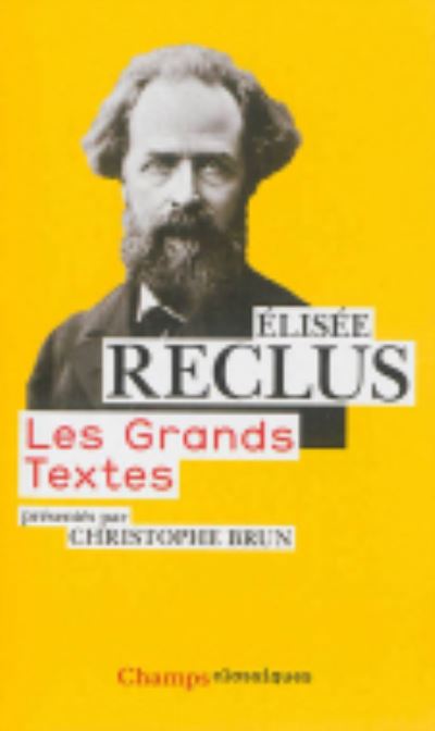 Cover for Elisee Reclus · Les grands textes (Paperback Book) (2014)