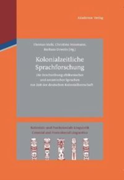 Cover for Thomas Stolz · Kolonialzeitliche Sprachforschung (Book) (2011)