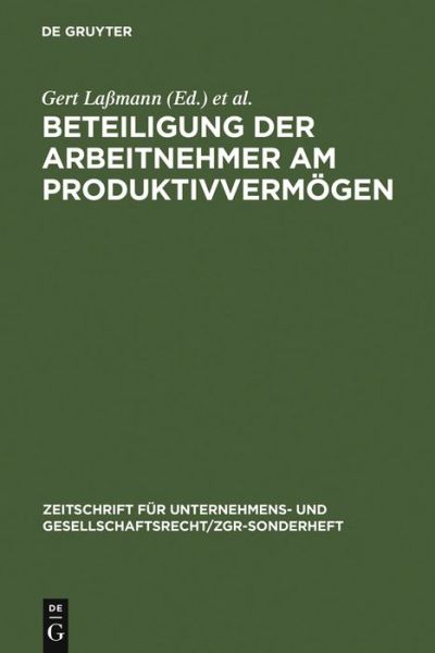 Cover for Eberhard Schwark · Beteiligung der Arbeitnehmer am Produkt (Book) (1985)