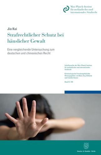 Cover for Kui · Strafrechtlicher Schutz bei häuslic (Buch) (2020)