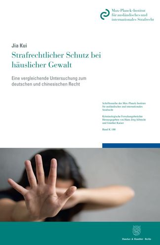 Cover for Kui · Strafrechtlicher Schutz bei häuslic (Book) (2020)