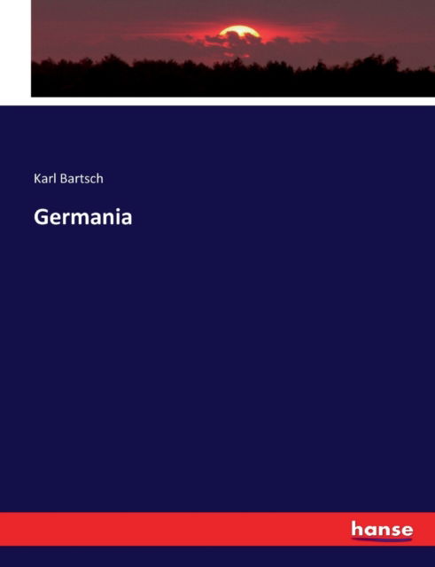 Cover for Bartsch · Germania (Book) (2017)