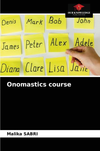 Cover for Malika Sabri · Onomastics course (Paperback Book) (2021)
