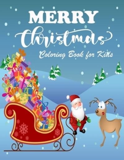 Cover for Cian Scott · Merry Christmas Coloring Book for Kids (Paperback Bog) (2021)
