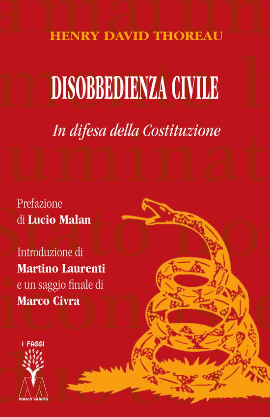 Cover for Henry David Thoreau · Disobbedienza Civile. In Difesa Della Costituzione (Book)