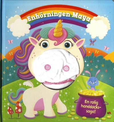 Cover for Malin Barthelson · En rolig handdockssaga: Enhörningen Maya (Board book) (2020)