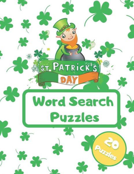 Cover for Positive Mood Publishing · St. Patrick's Day Word Search Puzzles (Paperback Book) (2021)