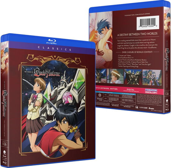 The Visions of Escaflowne - the Complete Series - Blu-ray - Filmy - ROMANCE, FOREIGN, ANIMATION, FANTASY, AN - 0704400103902 - 6 lipca 2021