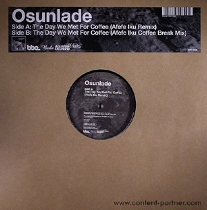 Cover for Osunlade · The Day We Met for Coffee (12&quot;) [Remixes edition] (2006)