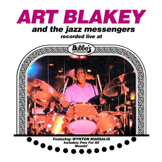 Cover for Art Blakey &amp; His Jazz Messengers · Live at Bubba's 1980 (LP) [Black Friday 2024 Clear Violet Vinyl edition] (2024)