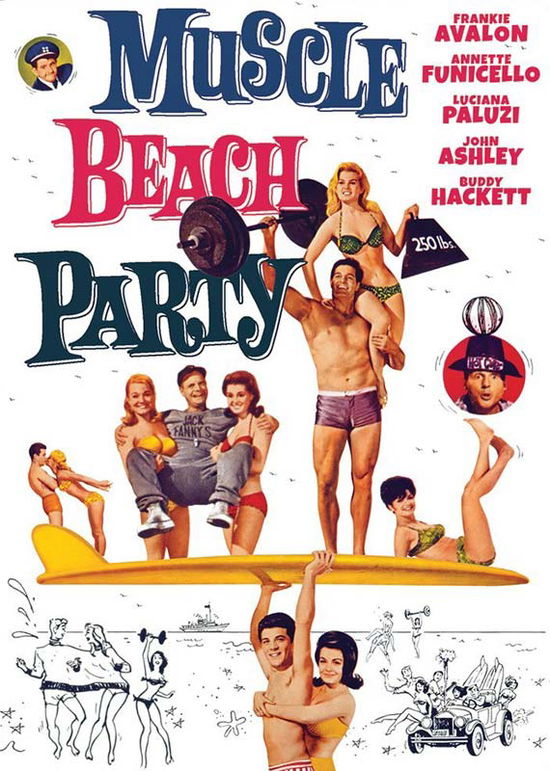 Cover for Muscle Beach Party (DVD) (2015)