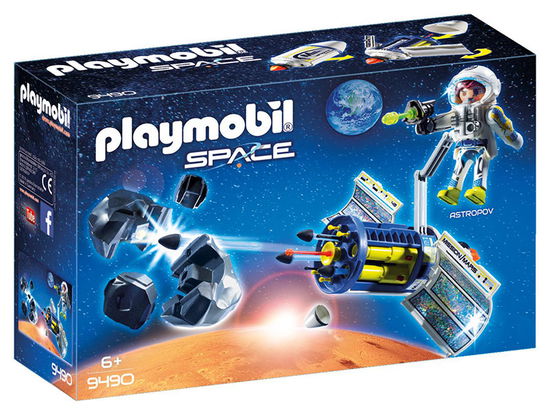 Cover for Playmobil · Playmobil Space Satellite Meteoroid Laser with Working Cannon 9490 (MERCH) (2019)