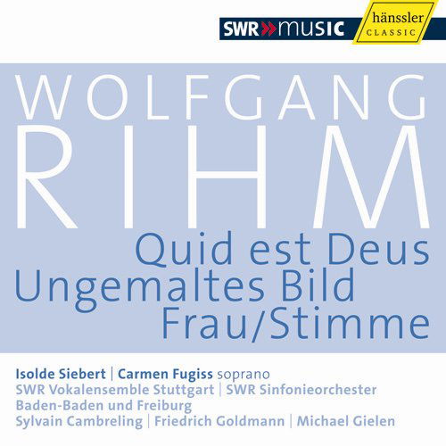 Music 4 - Rihm / Siebert / Fugiss / Vokalensemble Stuttgart - Muzyka - HANSSLER - 4010276021902 - 13 października 2009