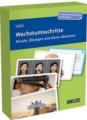 Cover for Sabine Lück · Wachstumsschritte: Rituale, Übungen und kleine Abenteuer in Therapie und Beratung. Kartenset mit 60 Bildkarten in stabiler Box, Kartenformat 9,8 x ... 24-seitigem Booklet (Beltz Therapiekarten) (Buch) (2022)