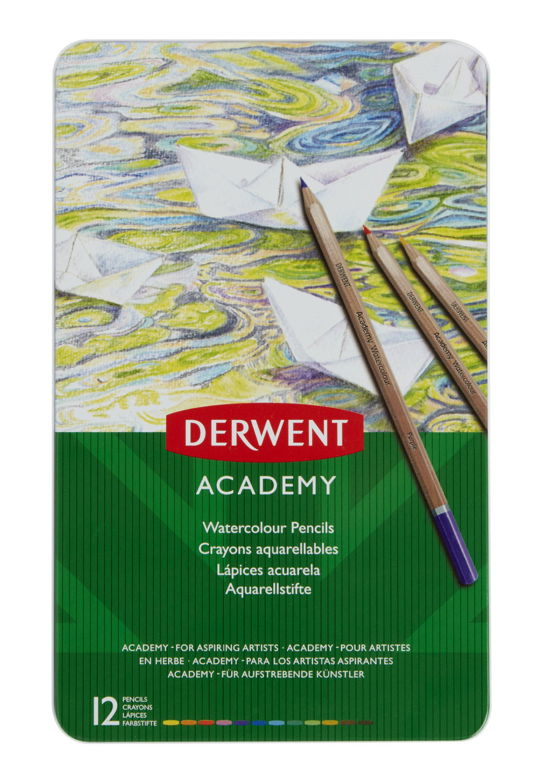 Cover for Derwent · Academy Watercolour Tin (12 Pcs) (605063) (Toys)