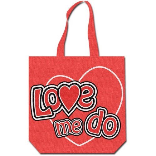 The Beatles Cotton Tote Bag: Love me do (Back Print) - The Beatles - Mercancía - Apple Corps - Accessories - 5055295323902 - 18 de mayo de 2012