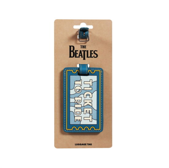 Luggage / Bag Tag Pu - The Beatles (Ticket To Ride) - The Beatles - Produtos - BEATLES - 5055453413902 - 15 de março de 2024