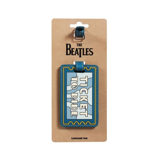 Luggage / Bag Tag Pu - The Beatles (Ticket To Ride) - The Beatles - Produtos - BEATLES - 5055453413902 - 15 de março de 2024