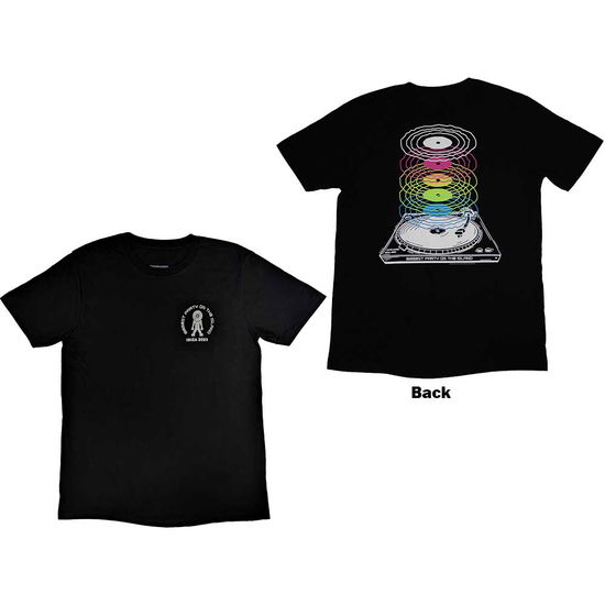 Calvin Harris Unisex T-Shirt: Record Back (Black) (Back Print & Ex-Tour) - Calvin Harris - Merchandise - - 5056737233902 - 10. februar 2024
