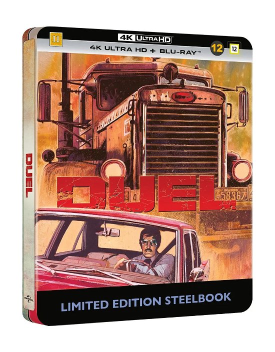 Cover for Duel - Steelbook (4k+Bd) (4K UHD Blu-ray) (2023)