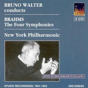 Cover for Brahms / Walter / New York Phil · Syms 1-4 (CD) (2003)