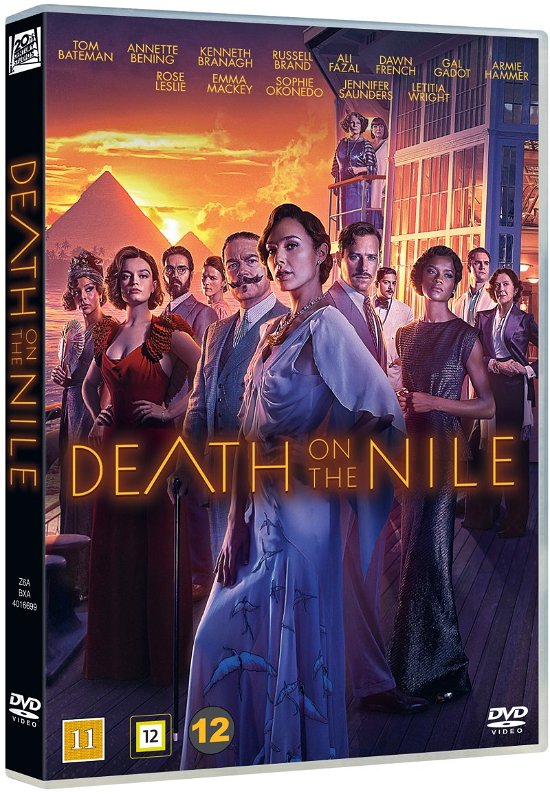 Cover for Kenneth Branagh · Death On The Nile (Døden på Nilen) (DVD) (2022)