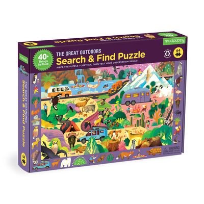 The Great Outdoors 64 piece Search and Find Puzzle - Mudpuppy - Bordspel - Galison - 9780735378902 - 20 juli 2023