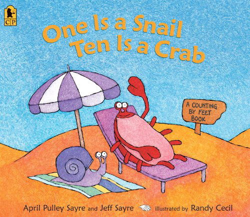 Cover for Jeff Sayre · One is a Snail, Ten is a Crab Big Book: a Counting by Feet Book (Paperback Book) [1 Big Rep edition] (2010)