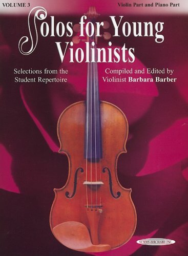 Solos for Young Violinists, Vol. 3 - Barbara - Kirjat - Alfred Music - 9780874879902 - 1997