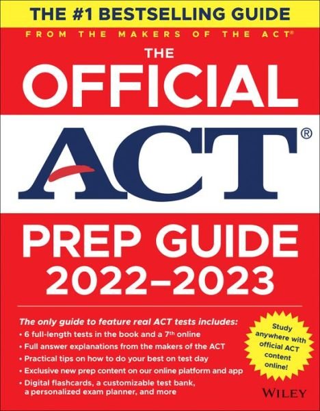 Cover for Act · The Official ACT Prep Guide 2022-2023, (Book + Online Course) (Paperback Bog) (2022)