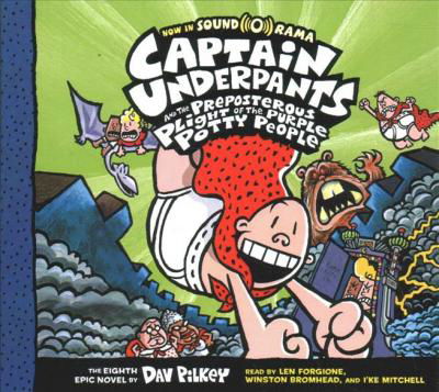 Captain Underpants and the Preposterous Plight of the Purple Potty People - Dav Pilkey - Musiikki - Scholastic Audio Books - 9781338655902 - tiistai 2. helmikuuta 2021