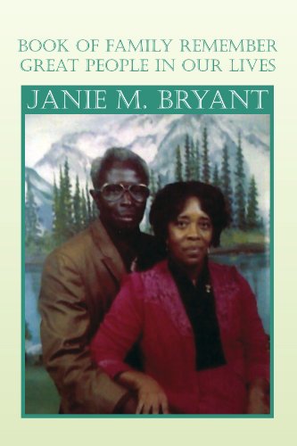 Cover for Janie M Bryant · Book of Family Remember Great People in Our Lives (Paperback Book) (2011)