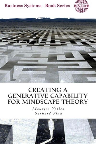 Cover for Maurice Yolles · Creating a Generative Capability for Mindscape Theory (Paperback Book) (2013)