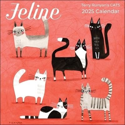Feline 2025 Wall Calendar: Terry Runyan's Cats - Terry Runyan - Merchandise - Andrews McMeel Publishing - 9781524890902 - August 13, 2024