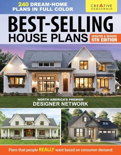 Cover for Design America Inc. · Best-Selling House Plans, Updated &amp; Revised 5th Edition: Over 240 Dream-Home Plans in Full Color (Paperback Bog) (2024)