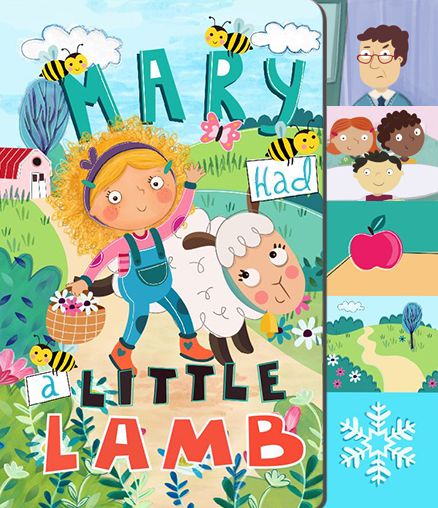 Cover for Constanza Basaluzzo · Mary Had a Little Lamb (Board book) (2020)