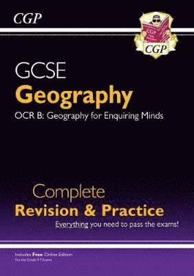 Cover for CGP Books · GCSE Geography OCR B Complete Revision &amp; Practice includes Online Edition - CGP OCR B GCSE Geography (Bok) [With Online edition] (2023)