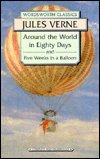 Cover for Jules Verne · Around the World in 80 Days / Five Weeks in a Balloon - Wordsworth Classics (Paperback Bog) [Paperback] (1994)