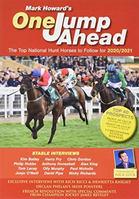 Cover for Mark Howard · ONE JUMP AHEAD: The Top National Hunt Horses To Follow for 2020/2021 (Paperback Book) (2020)